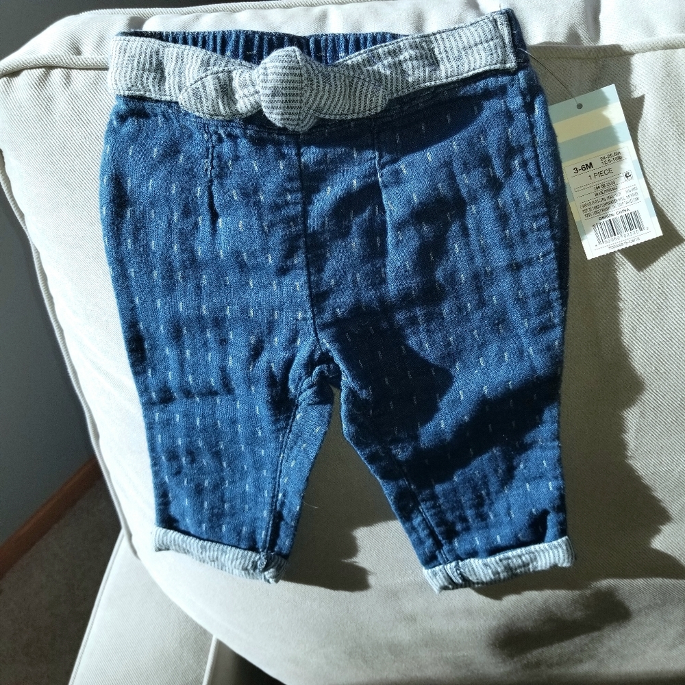 2/$10 Jeans Baby Girl 3-6 month